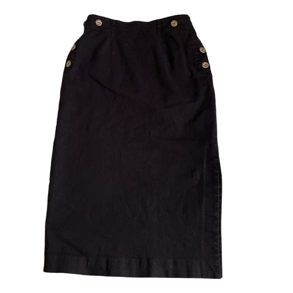 Vintage 80’s Rouie long button-up skirt